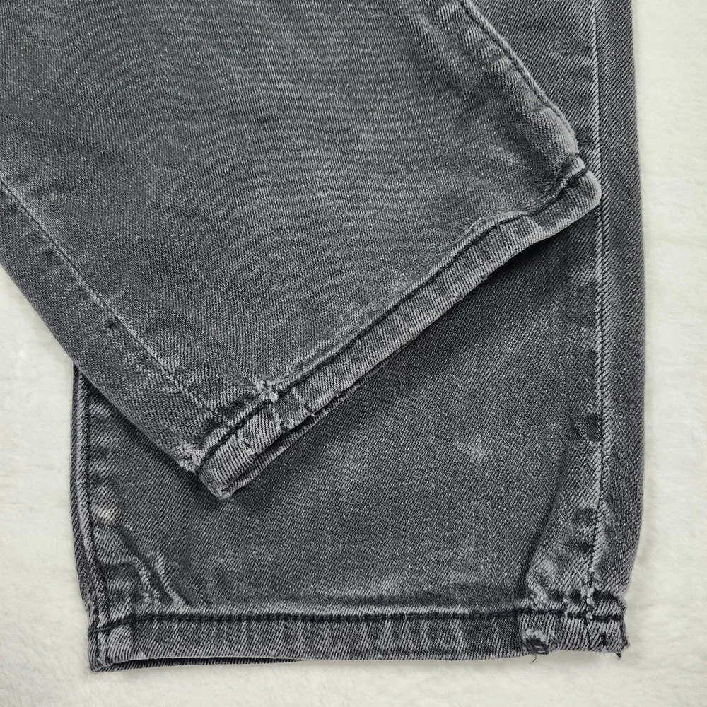 True Religion Rocco Jeans Mens Size 30 Black Relaxed Skinny Ripped Distressed